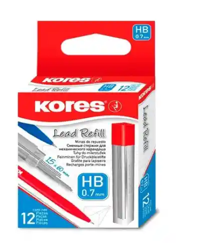 Kores Minas Hb 0.7 Caja X 12 Tubos