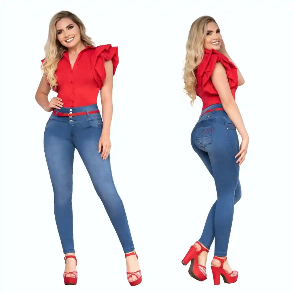 Jean Magia con horma push up talla 18 1162	