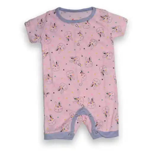 Pijama Bebé Marinero Silvestre Estampado Niña Talla 0 - 6 Meses