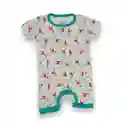 Pijama Bebé Marinero Silvestre Estampado Niña Talla 0 - 6 Meses