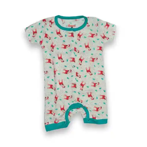 Pijama Bebé Marinero Silvestre Estampado Niña Talla 0 - 6 Meses