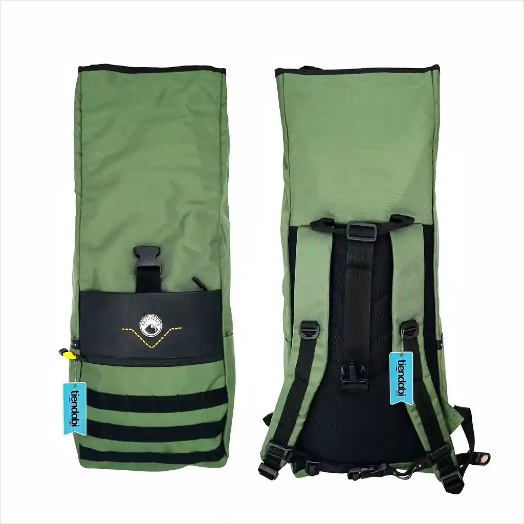 Maleta Mochila Rolltop Para Bicicleta Camping Impermeable 