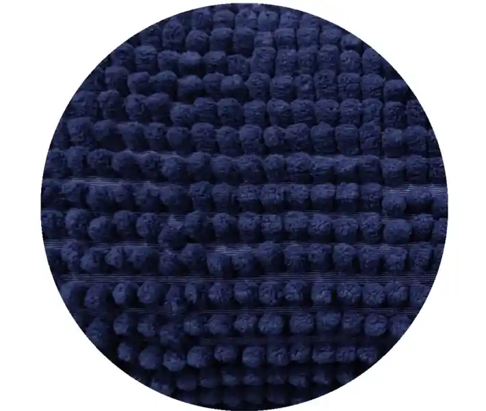 Tapete Salida De Ducha Basic Coral Antideslizante 40x60 Cm Azul Oscuro