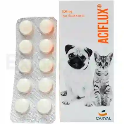Aciflux 1 tableta x 500 mg perros y gatos