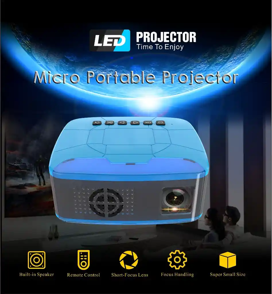 Mini Proyector Led Portatil U20 18W