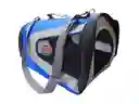  Morral Cargador Cabina Grande Para Mascotas [Azul Claro]