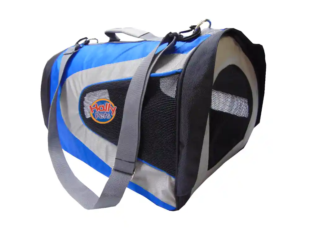  Morral Cargador Cabina Grande Para Mascotas [Azul Claro]