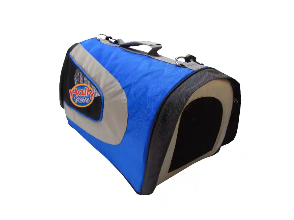  Morral Cargador Cabina Grande Para Mascotas [Azul Claro]
