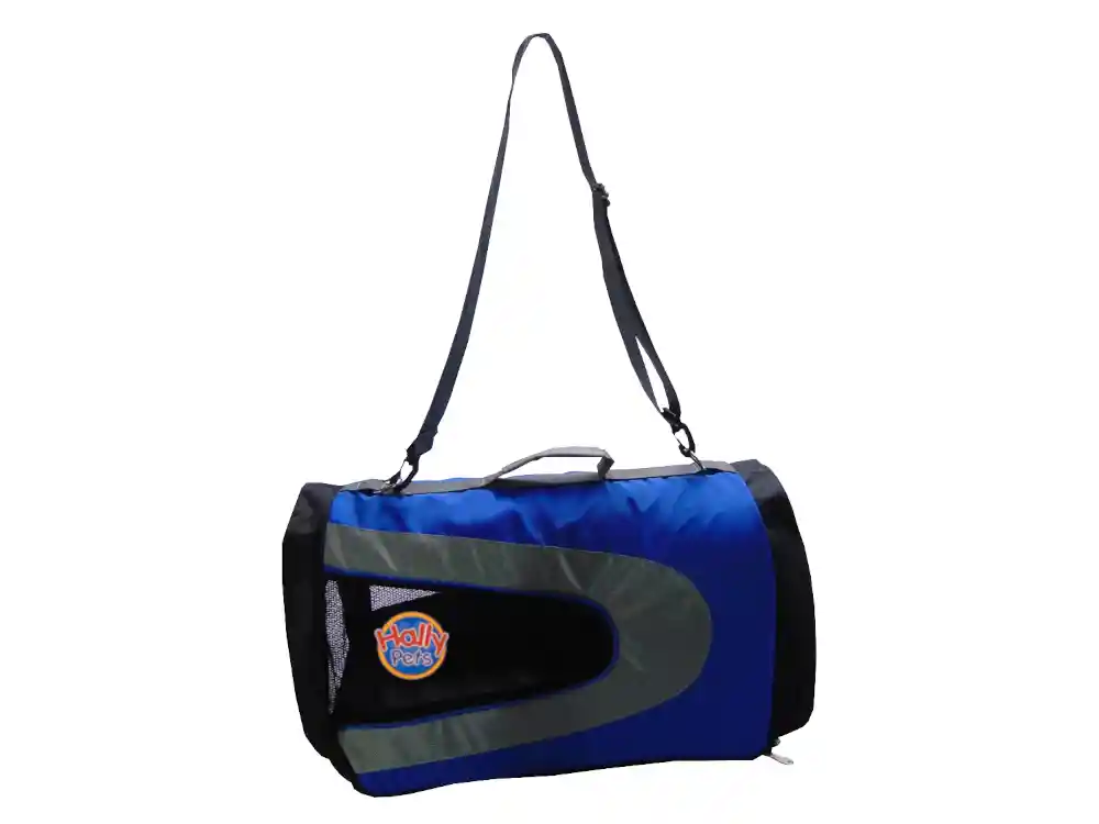  Morral Cargador Cabina Grande Para Mascotas [Azul Claro]