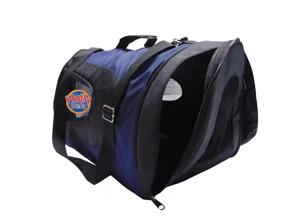  Morral Cargador Cabina Grande Para Mascotas [Azul Oscuro]