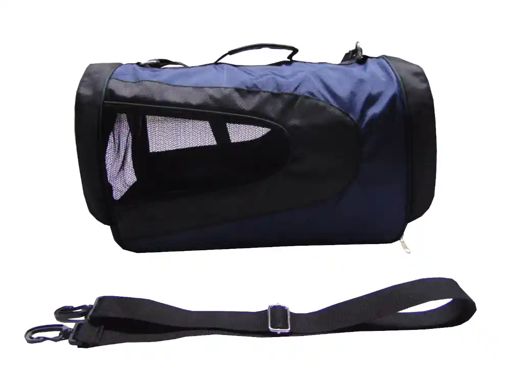  Morral Cargador Cabina Grande Para Mascotas [Azul Oscuro]