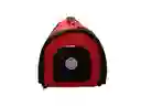  Morral Cargador Cabina Grande Para Mascotas [Rojo]