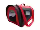  Morral Cargador Cabina Grande Para Mascotas [Rojo]