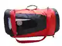  Morral Cargador Cabina Grande Para Mascotas [Rojo]