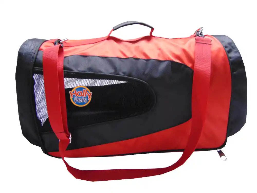  Morral Cargador Cabina Grande Para Mascotas [Rojo]