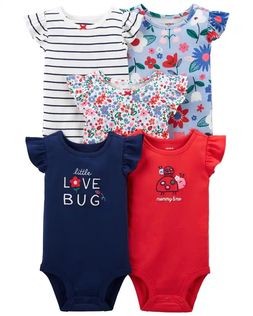 Carters Set Bodys Bodies Original Bebe Niño Niña