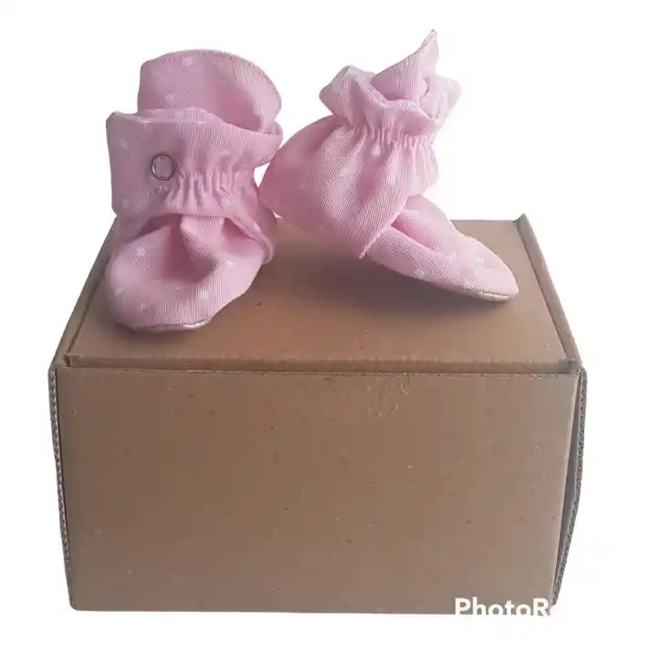 Zapatos Para Bebe En Tela, De 0-3 Meses