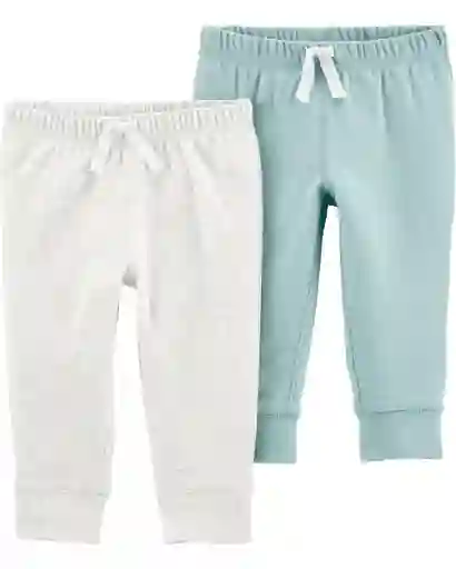 Carters Pantalones Jogger Para Bebeoriginal X2 Unidades 0 Meses