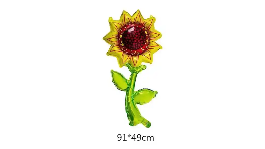 Nuevo Globo Metalizado De Girasol De Flor 90 Cm