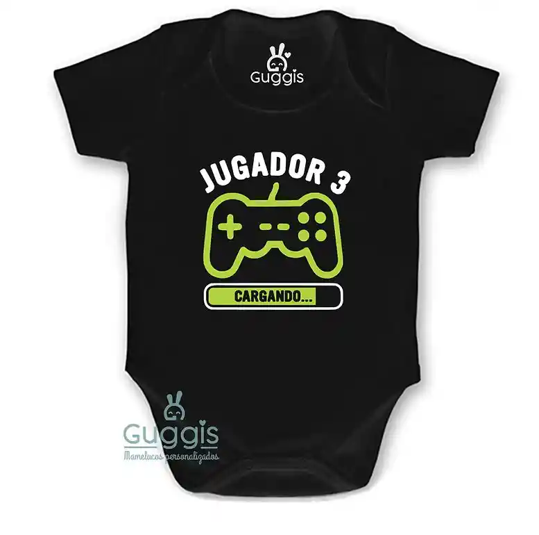 Jugador 3 Cargando (Body Mameluco) 9-12 MESES