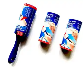 3 Rodillos Quita Pelusa Polvo Y Pelos Mascota