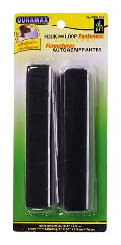 Velcro Negro 3/4" X 76cm Largo