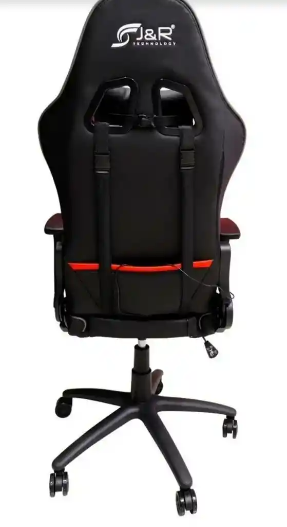 Rgb Silla Ergonomica Gamer Reclinable Giratoria Negra Jyr