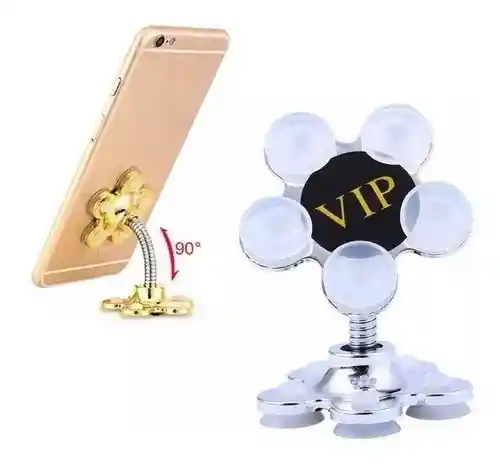 Soporte Celular Doble Cara Ventosas Magica Vip Holders Carro