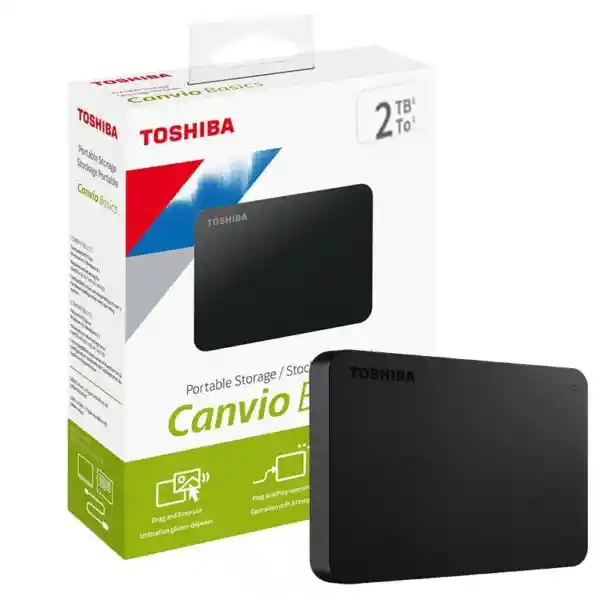 Toshiba Disco Duro Canvio Basic 2Tb