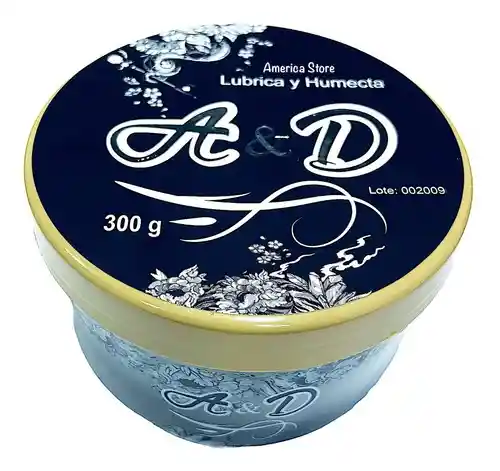 Crema A Y D 300 Gramos Lubrica Y Humecta Cuidado Del Tatuaje