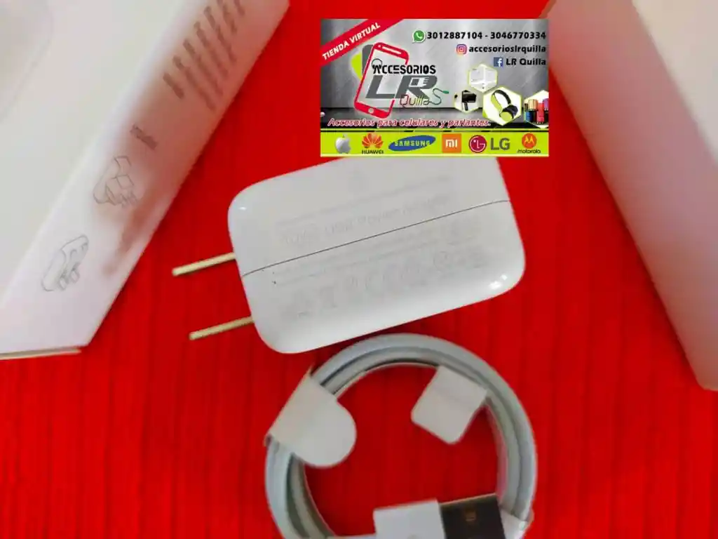 Cargador Para Iphone, Ipad O Ipod /10w/ Conector Lightning