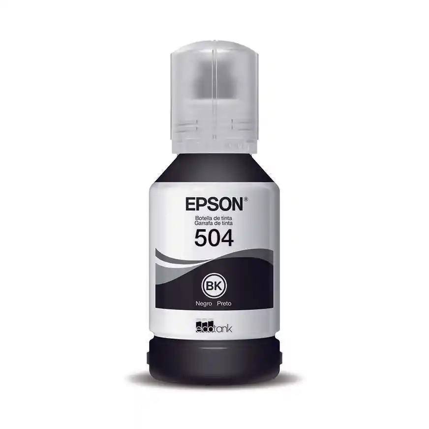 Epson Tinta 504 Negro Para Impresora L4150 L4160 L6161 L6171