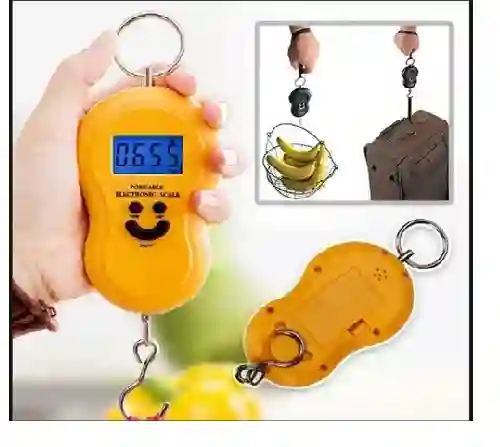 Bascula Digital Potatil Viaje Pesa Maletas Equipaje Rápido