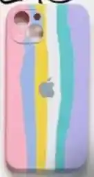 iPhoneEstuche Silicone Rainbow 12S/13