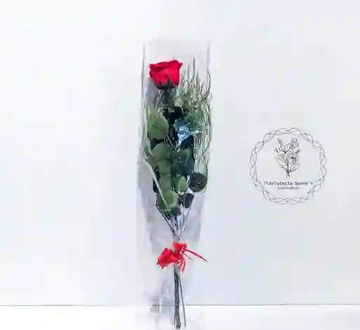 1 rosa en  Bouquets 