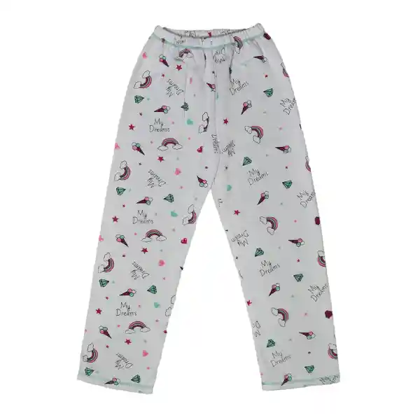 Pijama Niña Alicia Estampada Fucsia Medio Talla 02