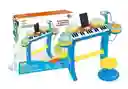 Juguete Piano Electrico Mp3 Azul Con Silla