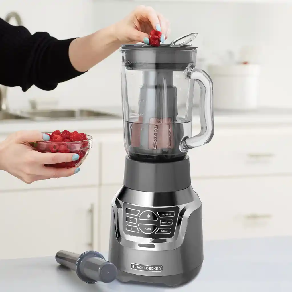  Licuadora  Black & Decker  Bl1350G Licuado Con Infusor 3 En 1 