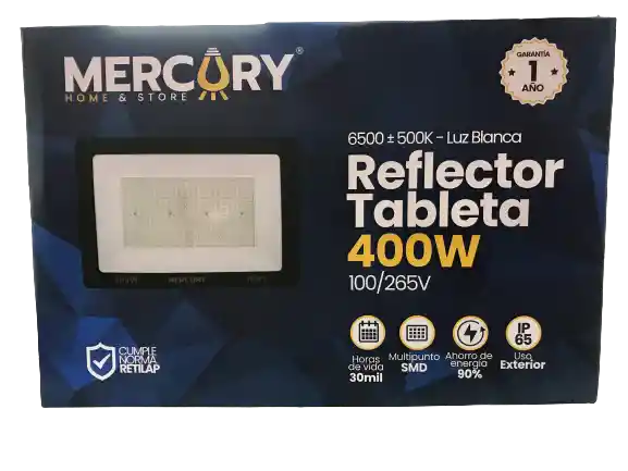 Reflector Led 400w 6500k Mercury