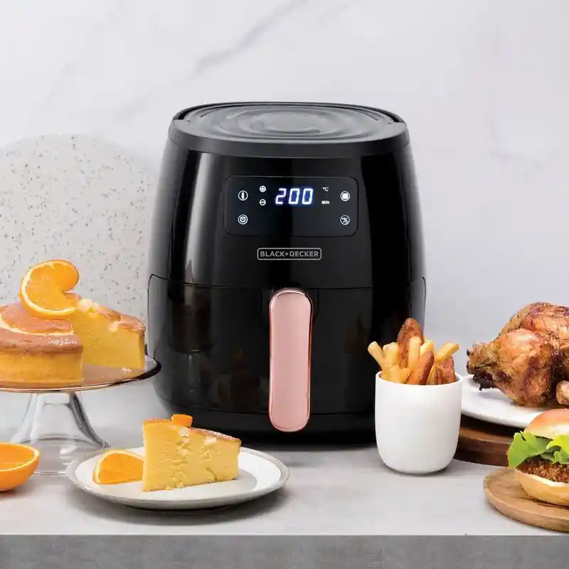  Freidora De Aire  Black & Decker  Digital Hfd5005B 