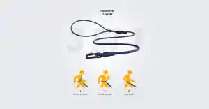 Zeedog Deep Blue Handsfree Leash