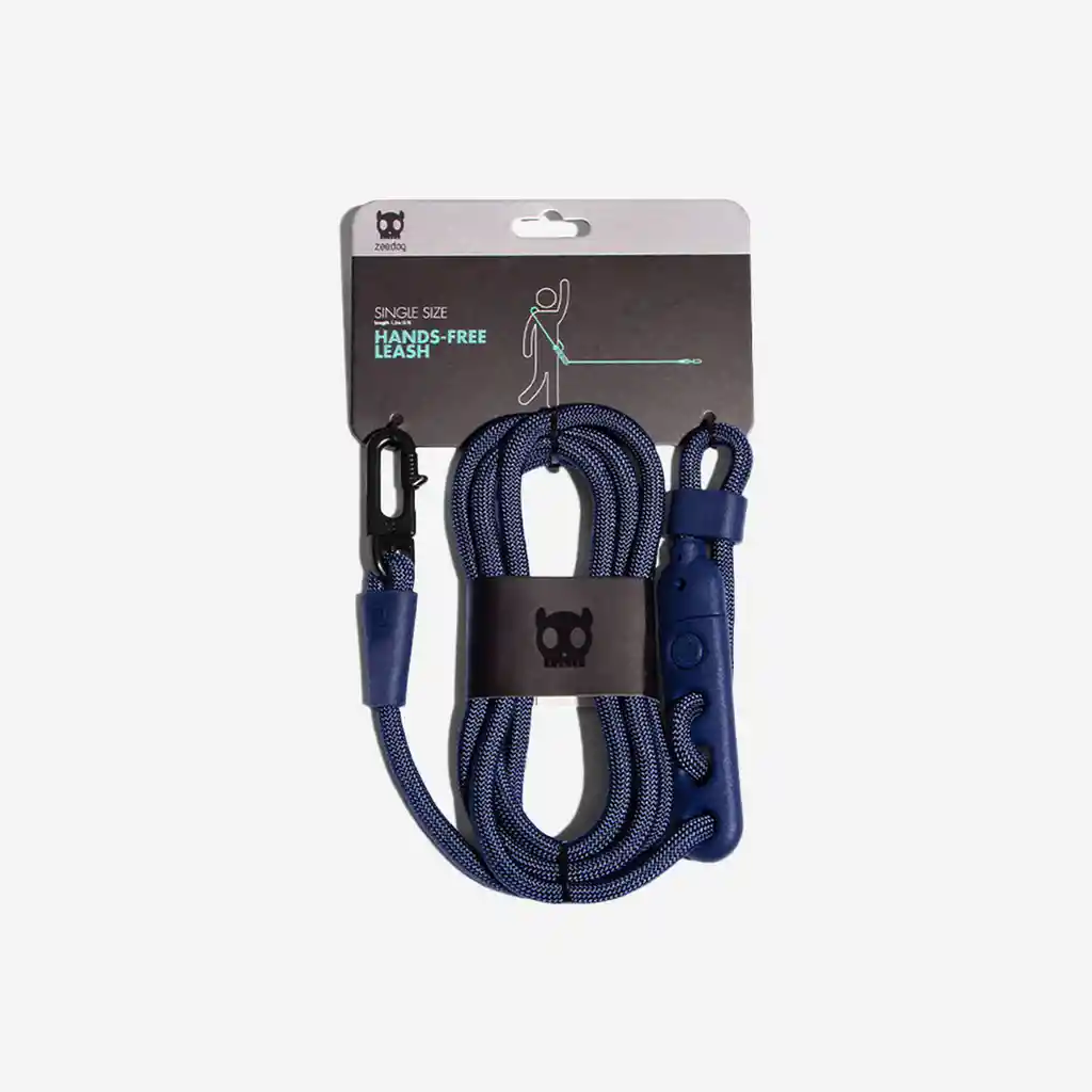 Zeedog Deep Blue Handsfree Leash