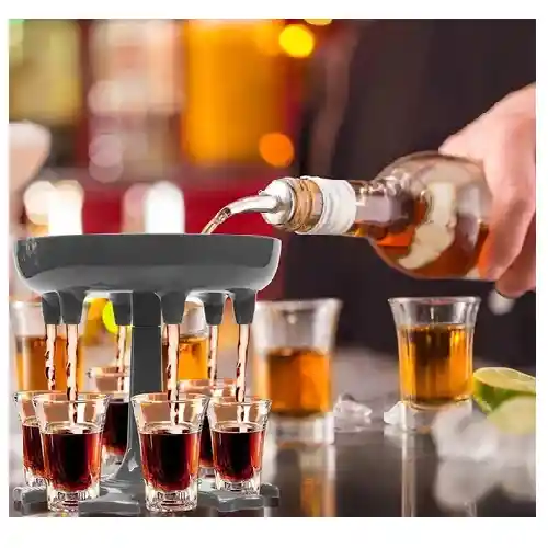 6 Ways Shot Glass Dispenser Dispensador De Licor