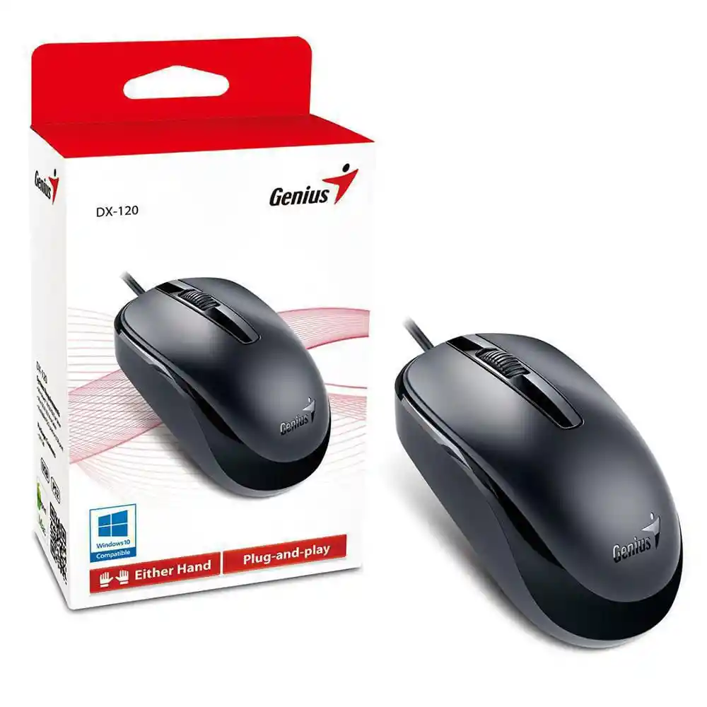 Genius Mouse Usb Dx-120 (Negro)