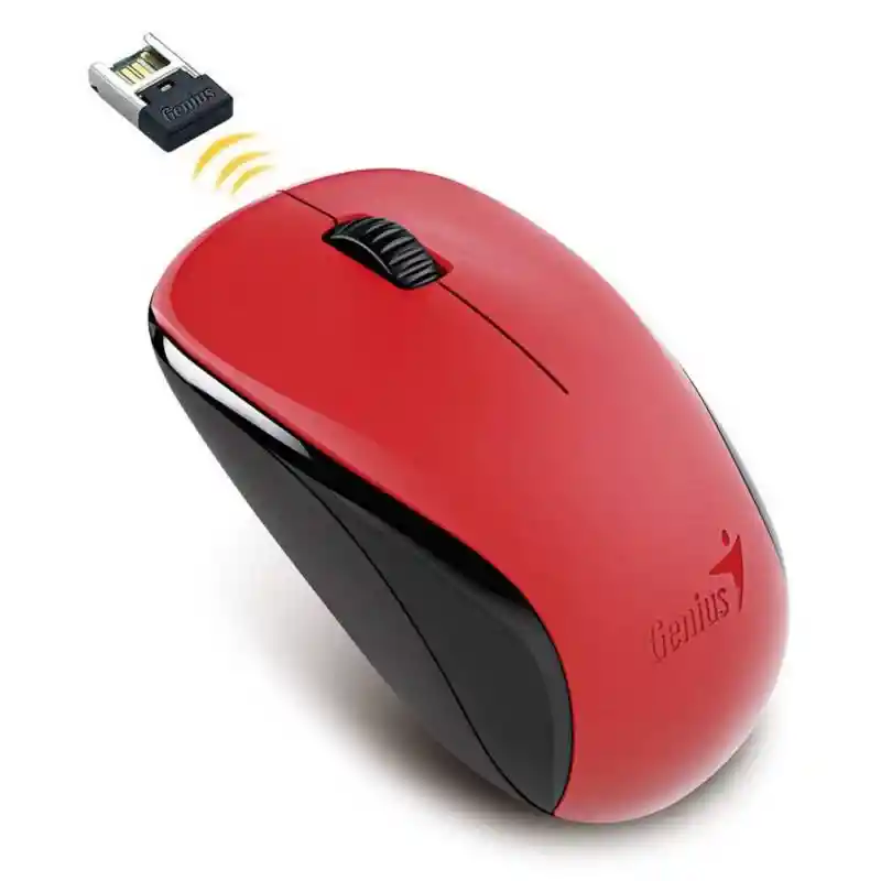 Genius Mouse Inalambrico Nx-7000 (Rojo)