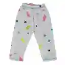 Pijama Niña Alicia Estampada Azul Celeste Talla 08