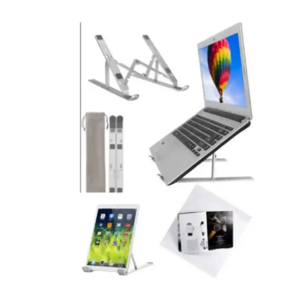 Soporte Aluminio Holder Portátil Laptop Ejecutivo Premium