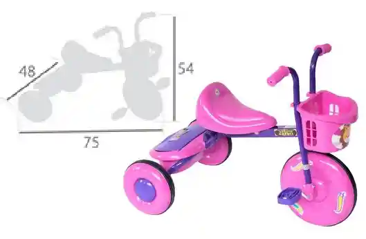  Triciclo para niños Niñas Montable Correpasillos Juguete 