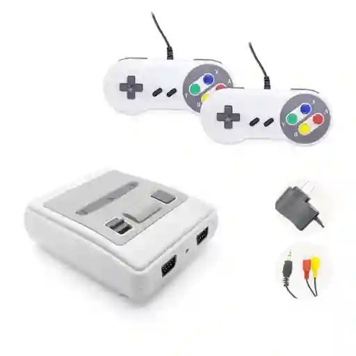 Mini Consola Retro Super Family Juegos Clásicos 2 Controles