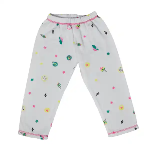 Pijama Niña Alicia Estampada Verde Benetton Talla 10